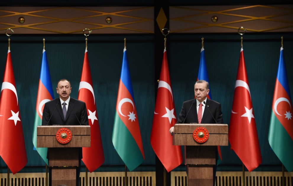 Presidents of Azerbaijan and Turkey made statements for the press VIDEO