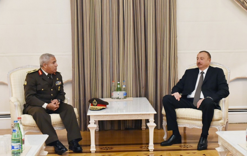 Le président Ilham Aliyev a reçu le commandant des gardes-frontières d’Egypte VIDEO