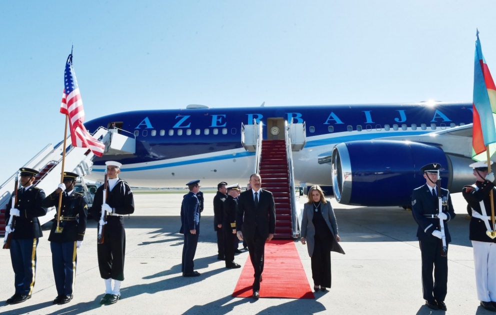 Le président Ilham Aliyev entame une visite aux Etats-Unis VIDEO