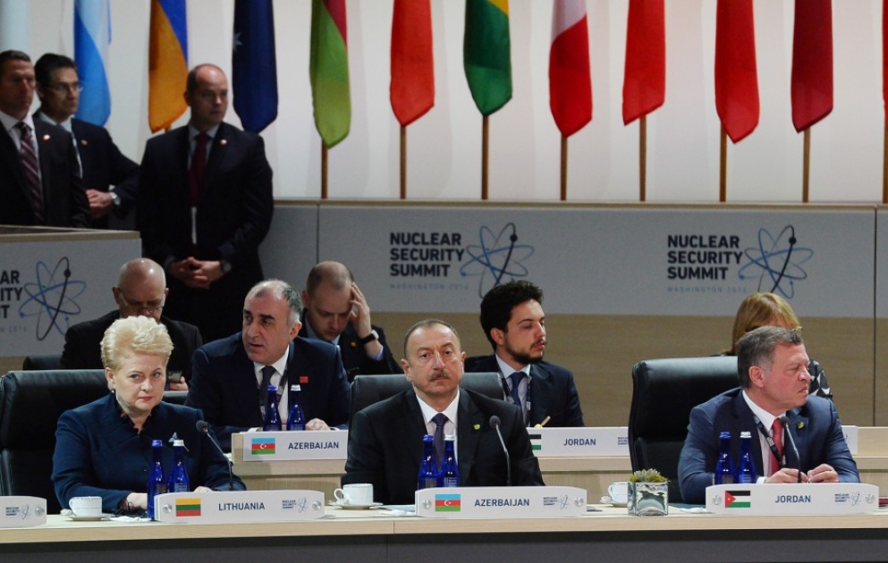 Le président azerbaïdjanais a participé au Sommet sur la sécurité nucléaire à Washington VIDEO
