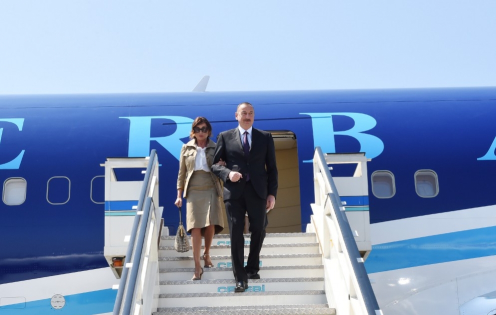 Präsident von Aserbaidschan Ilham Aliyev in Istanbul VIDEO