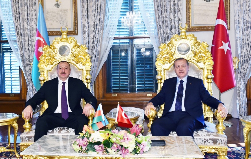 President Ilham Aliyev met with Turkish President Recep Tayyip Erdogan VIDEO