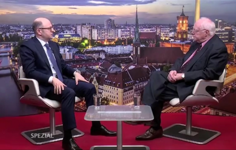 Azərbaycan səfiri Berlin-TV kanalına Ermənistanın ölkəmizə qarşı təcavüzündən danışıb VİDEO
