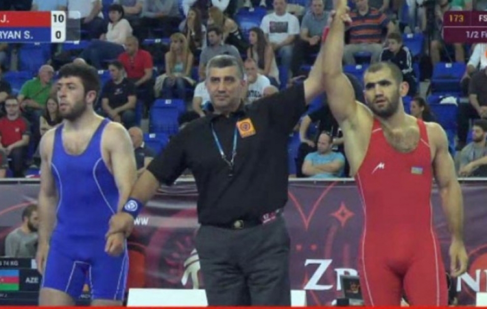 Lutte: Djabraïl Hassanov bat en 51 secondes son adversaire arménien VIDEO