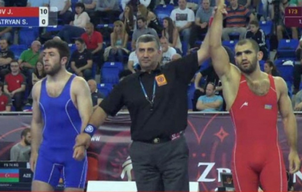 Azerbaijan’s Hasanov smashes Armenian wrestler to get Rio-2016 spot VIDEO
