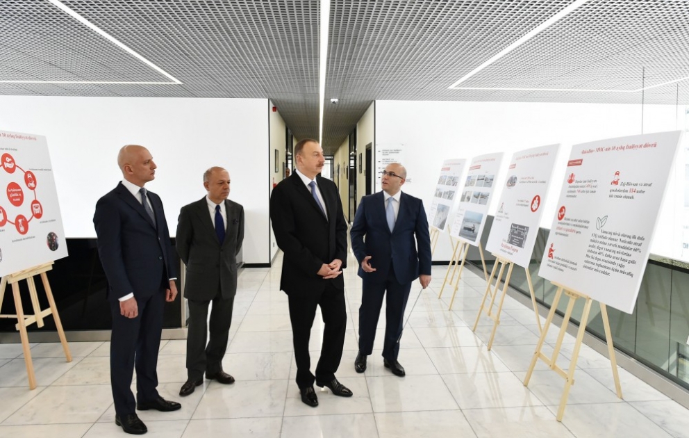 Azərbaycan Prezidenti İlham Əliyev “BakuBus” MMC-nin ikinci deposunun açılışında iştirak edib VİDEO
