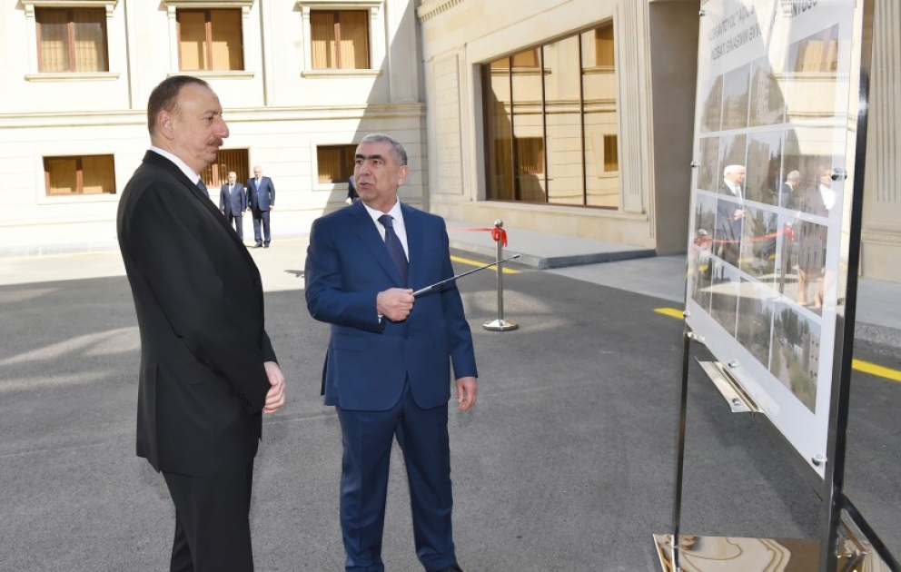Prezident İlham Əliyev “Azəravtoyol” ASC-nin yeni inzibati binasının açılışında iştirak edib VİDEO