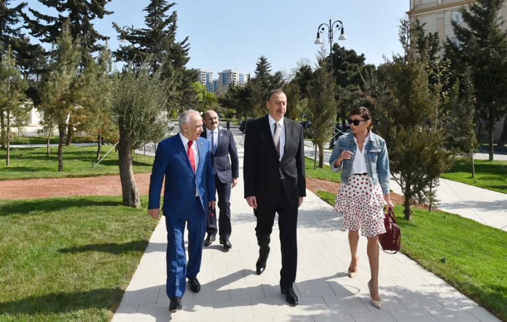 Le président Ilham Aliyev s’est rendu dans un nouveau parc à Bakou VIDEO