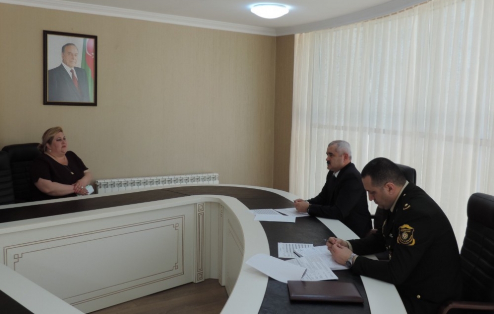 Səfərbərlik və Hərbi Xidmətə Çağırış üzrə Dövlət Xidmətinin rəisi Qusarda vətəndaşları qəbul edib ViDEO