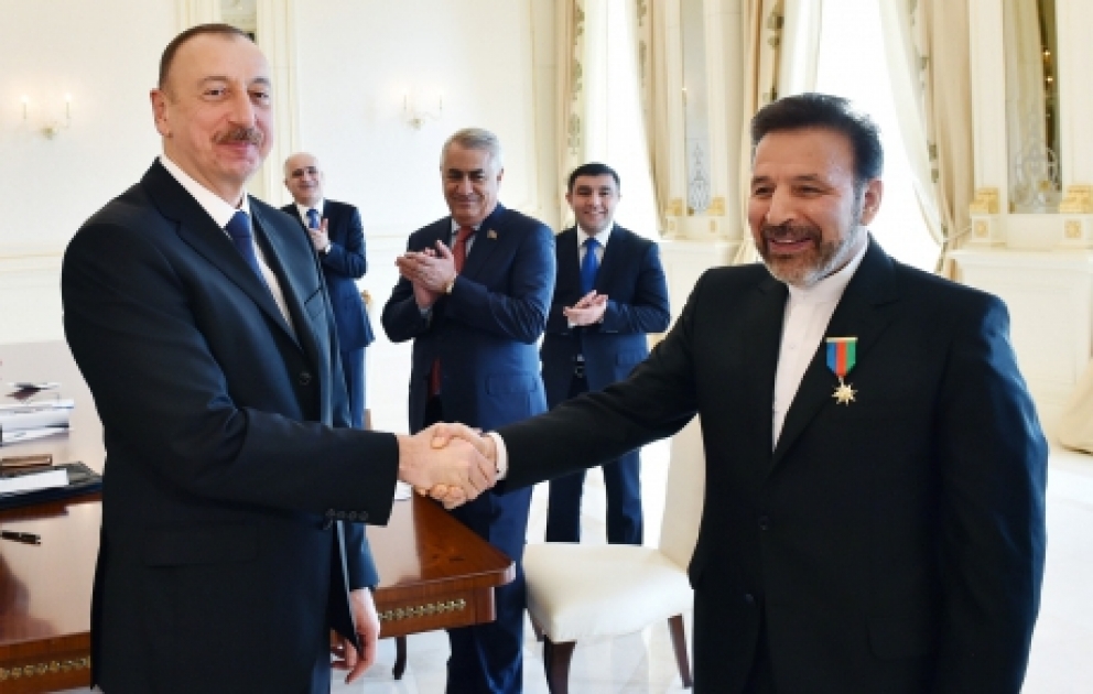 L’ordre «Amitié» de l’Azerbaïdjan accordé au ministre iranien de la Communication et des Technologies de l’information VIDEO
