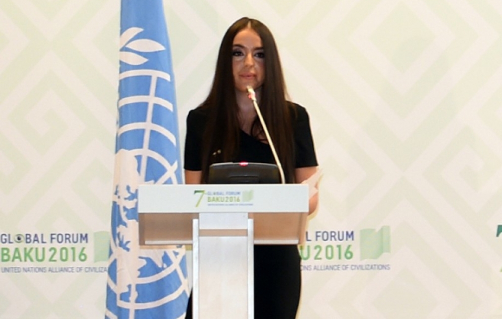 Leyla Əliyeva: Bizim şüarımız “bir söz, bir gələcək”dir VİDEO