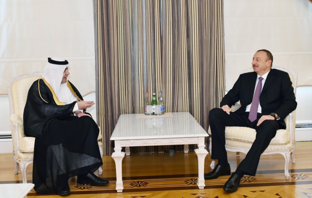 President Ilham Aliyev received Saudi Minister of Culture and Information VIDEO