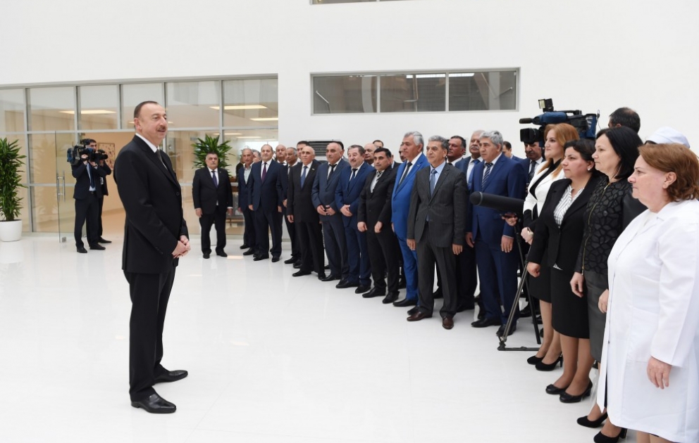 Le nouveau bâtiment de l’Hôpital central de la région d’Aghsou a été inauguré VIDEO