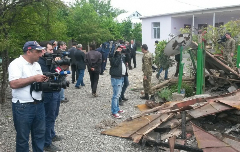 Foreign and local journalists visit Sarijali and Mahrizli villages in Aghdam VIDEO