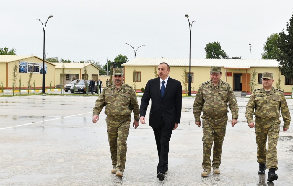 Präsident Ilham Aliyev besucht die Regionen Terter, Barda und Agdam VIDEO