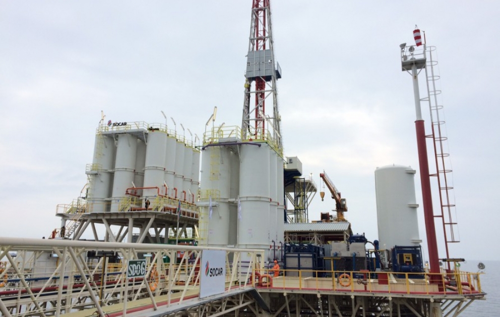 SOCAR ввела в строй морское основание номер 6 на месторождении «Булла-дениз» ВИДЕО