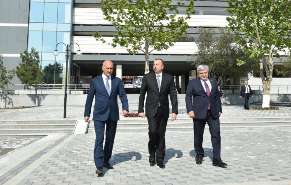 President Ilham Aliyev viewed conditions created in Heydar Garden VIDEO