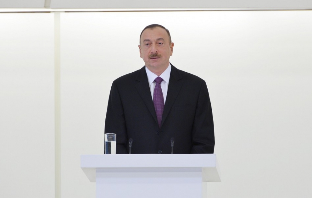 Official reception marking 93rd anniversary of national leader Heydar Aliyev and 71st anniversary of Victory over fascism President Ilham Aliyev attended the event VIDEO
