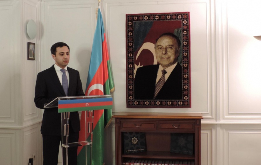 National leader Heydar Aliyev`s 93rd anniversary marked in Madrid VIDEO