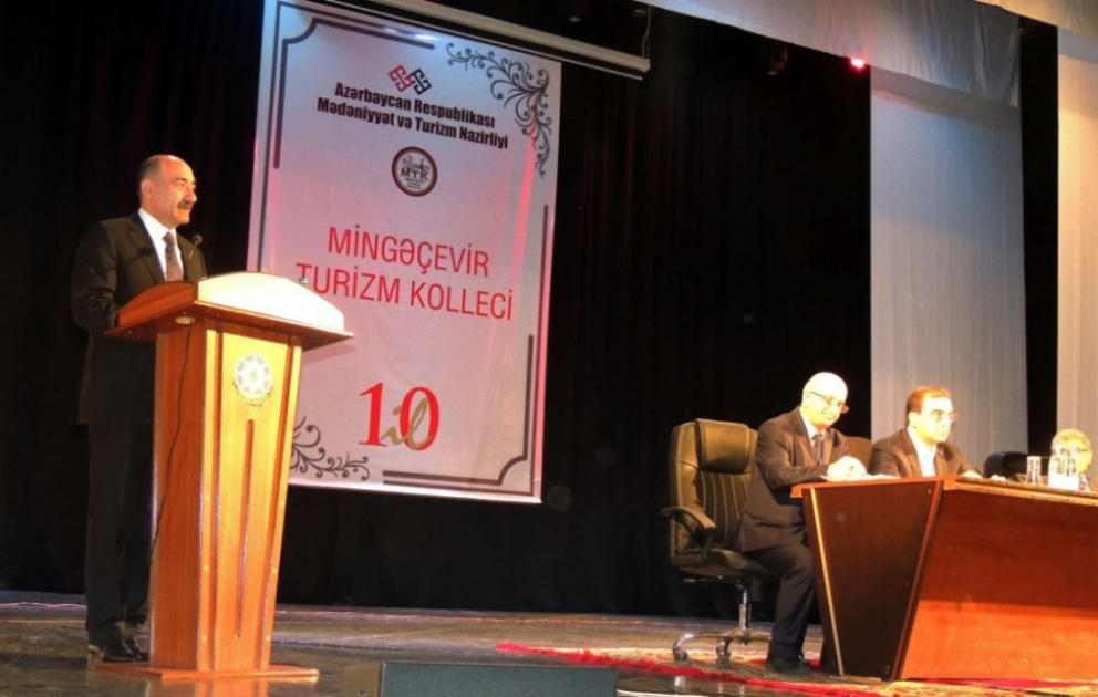 Mingəçevir Turizm Kolleci 10 illik yubileyini qeyd edib VİDEO