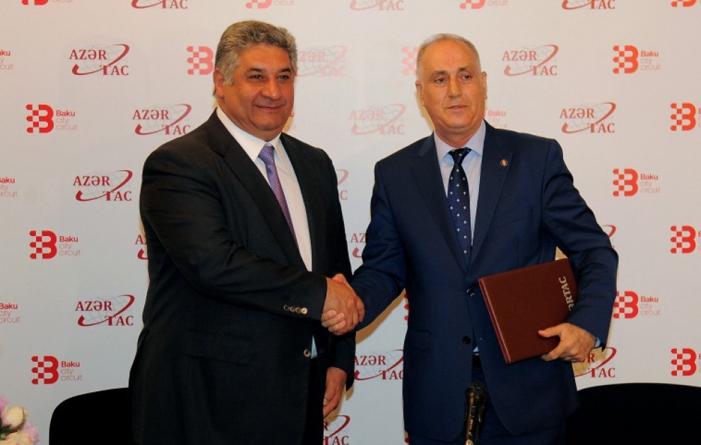 AZERTAC offizieller Medienpartner von Baku City Circuit geworden VIDEO