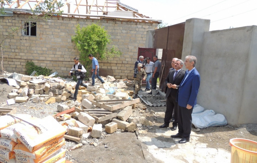 Baş nazirin müavini Əli Əhmədov və Milli Məclisin deputatları Tərtər rayonunda olublar VİDEO