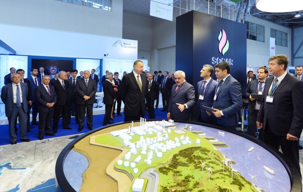 Le président Ilham Aliyev participe à l’ouverture du Salon Caspian Oil & Gas VIDEO