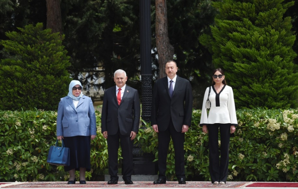 Official welcoming ceremony was held for Turkish Prime Minister VIDEO