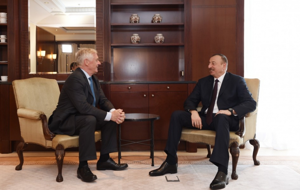 Berlin : entretien du président Ilham Aliyev avec le président de l’administration du Forum Allemagne-Azerbaïdjan VIDEO