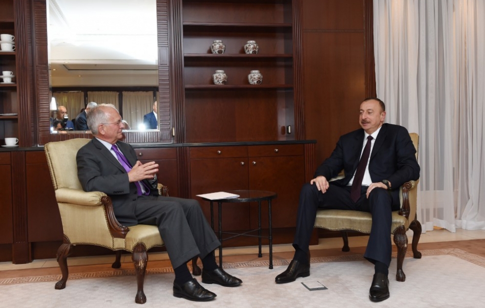 President Ilham Aliyev met with chairman of Munich Security Conference VIDEO