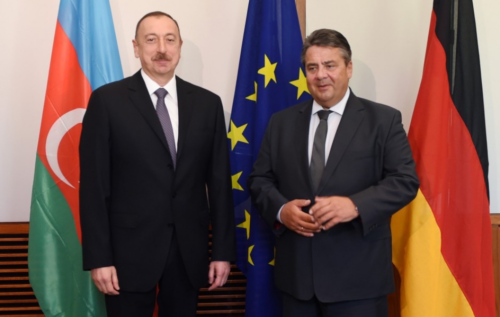 Berlin : rencontre du président Ilham Aliyev avec le vice-chancelier allemand VIDEO