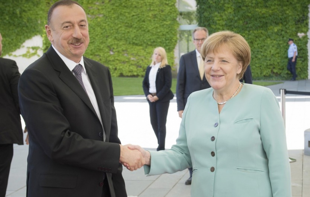 Состоялась встреча Президента Азербайджана Ильхама Алиева и Канцлера Германии Ангелы Меркель ВИДЕО