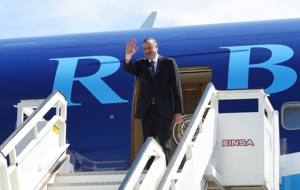 President Ilham Aliyev completed his working visit to Germany VIDEO