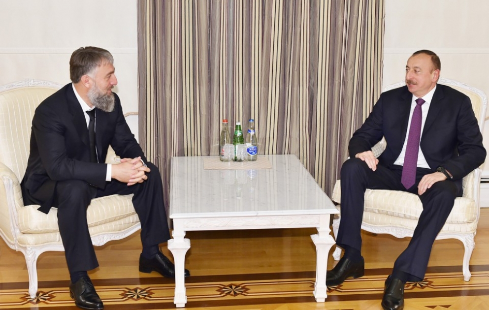 President Ilham Aliyev received Personal Envoy of the Head of the Chechen Republic VIDEO