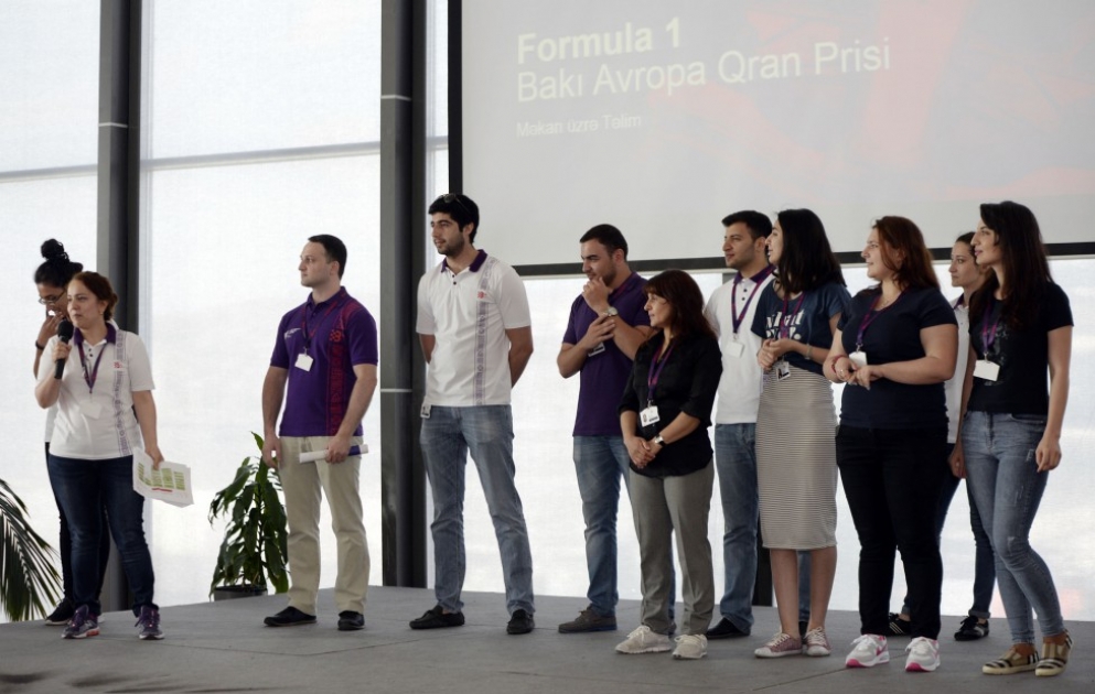 “Formula-1” Avropa Qran-prisinin könüllüləri üçün məkan üzrə təlim təşkil olunub VİDEO