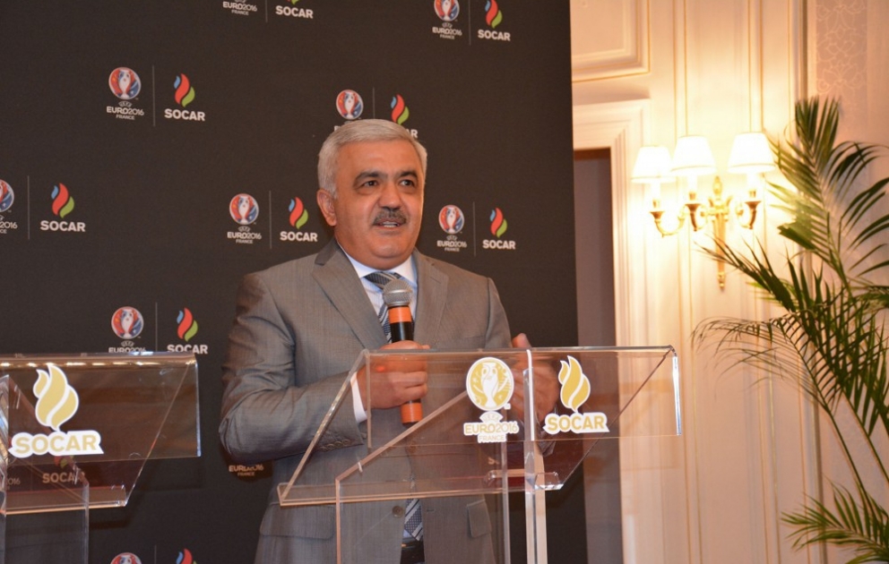 Futbol üzrə Avropa çempionatının başlaması ərəfəsində Parisdə qəbul keçirilib VİDEO