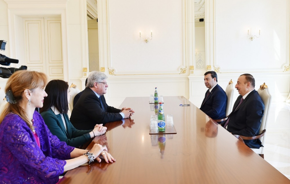 President Ilham Aliyev received co-rapporteurs of PACE Monitoring Committee VIDEO