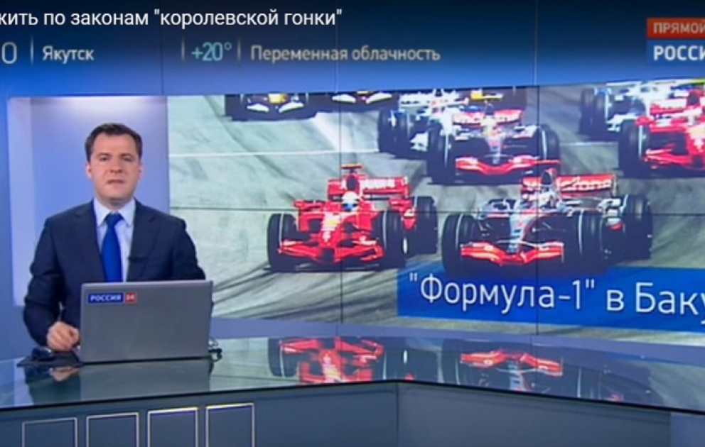 “Rossiya 24” kanalı Bakıda keçirilən Formula-1 yarışları haqqında VİDEO