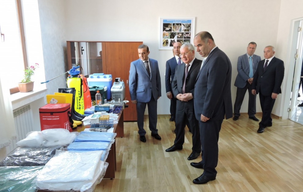 Oğuzda kənd təsərrüfatı idarəsinin inzibati binası istifadəyə verilib VİDEO
