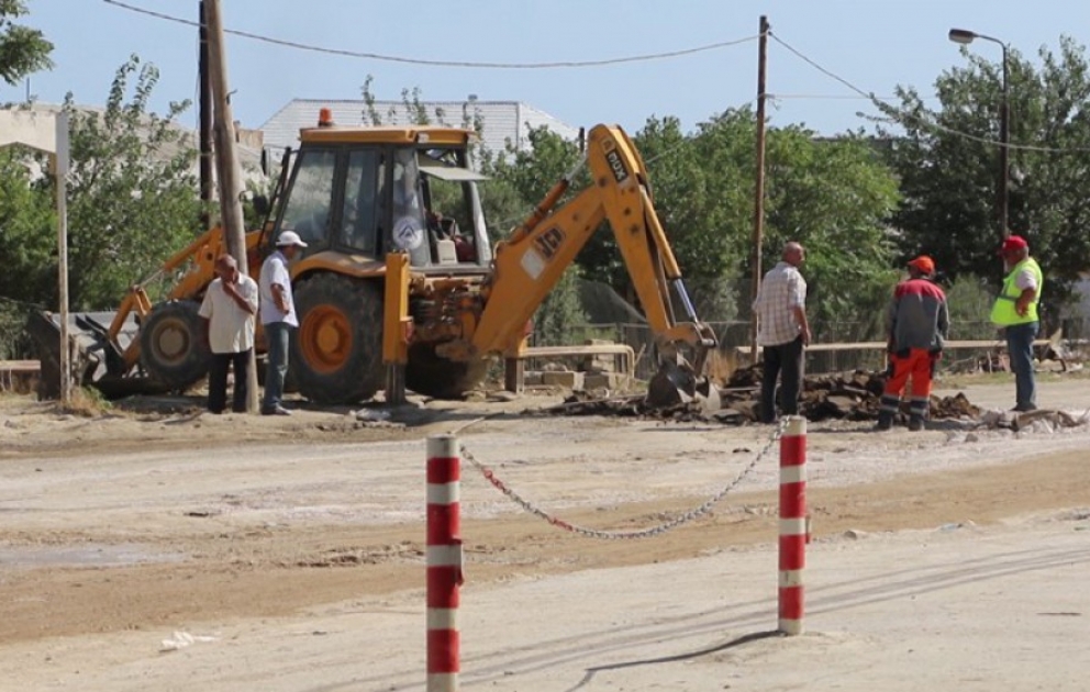Zığ-Suraxanı avtomobil yolunun 5 kilometrlik hissəsi təmir olunur VİDEO