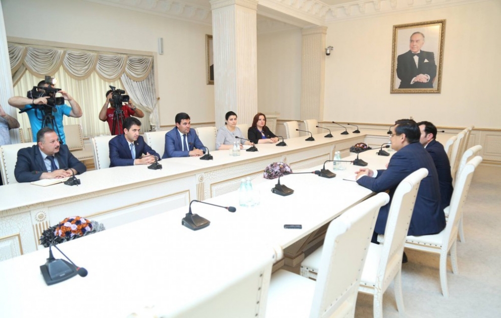 Türkdilli Ölkələrin Parlament Assambleyasının Baş katibi Gəncəyə səfər edib VİDEO