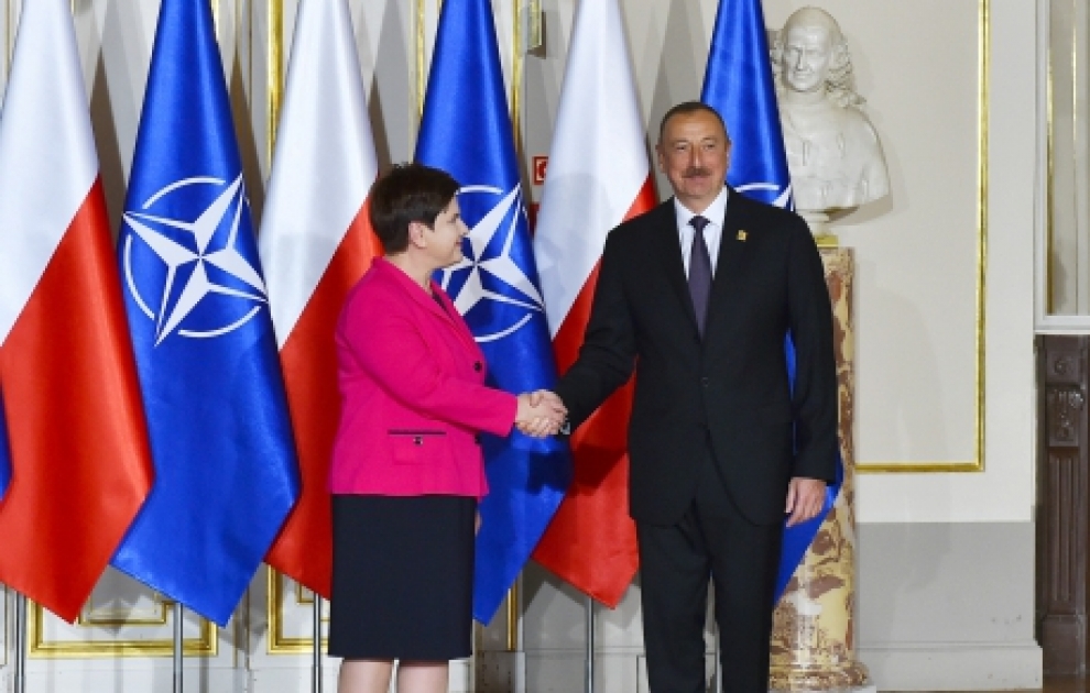 President Ilham Aliyev attended a reception for NATO Summit participants VIDEO