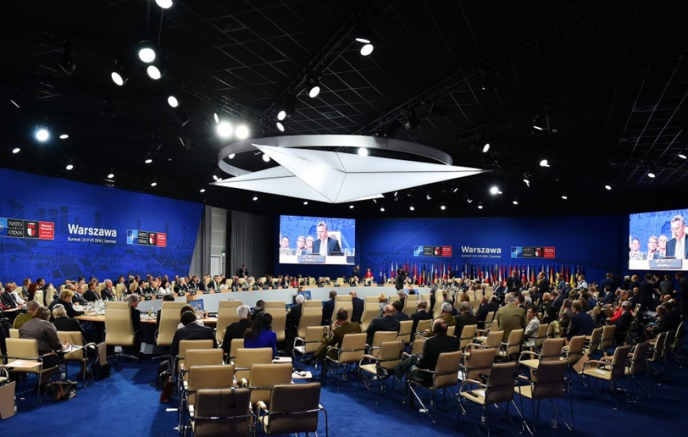 President Ilham Aliyev attended NATO Warsaw Summit session on Afghanistan VIDEO