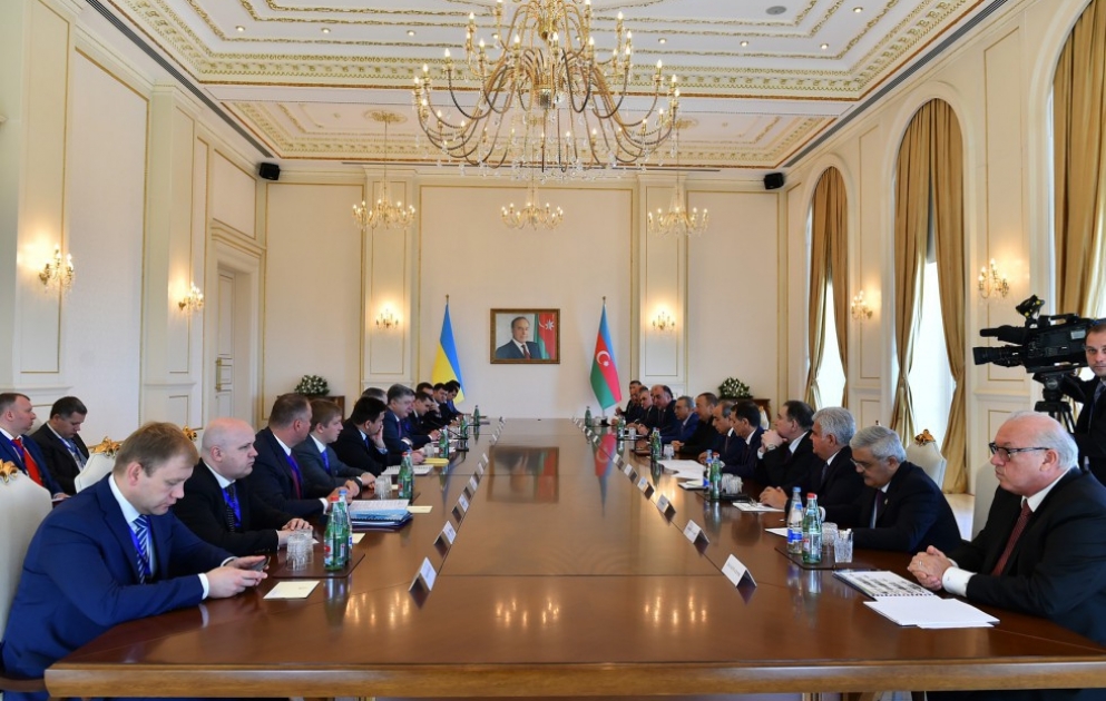 5. Sitzung des Rates der Präsidenten von Aserbaidschan und der Ukraine VIDEO