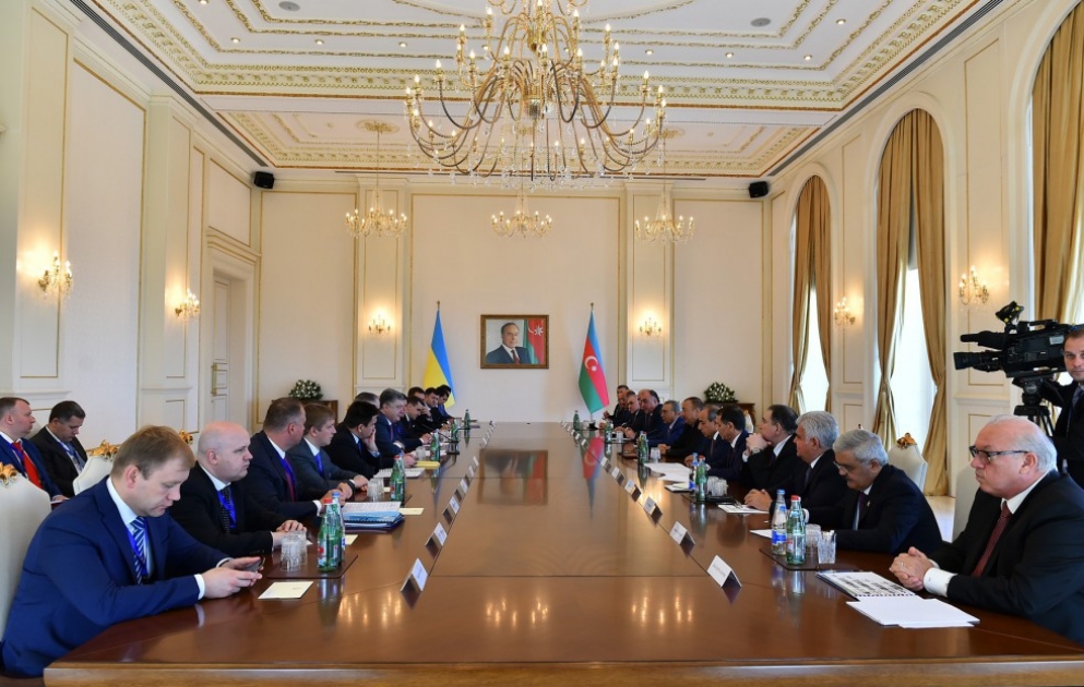 Состоялось Пятое заседание Совета Президентов Азербайджана и Украины ВИДЕО