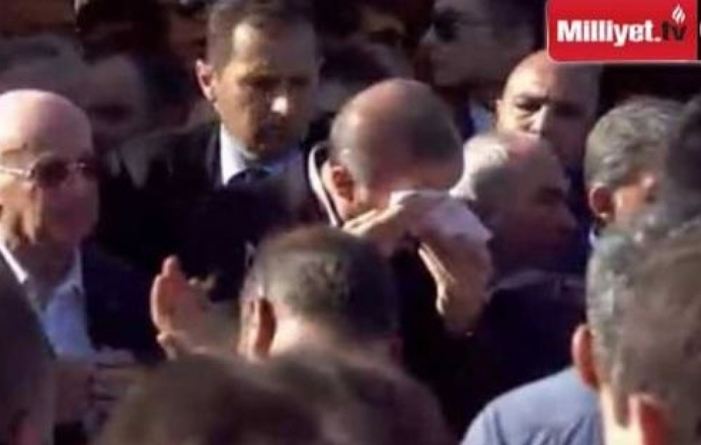 Prezident Rəcəb Tayyib Ərdoğan İstanbulda şəhidlərin cənazə namazında iştirak edir [YENİLƏNİB] VİDEO