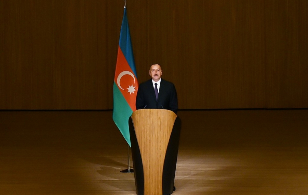 Cérémonie de départ de la délégation azerbaïdjanaise pour les JO de Rio Le président de la République souhaite plein succès aux athlètes azerbaïdjanais VIDEO