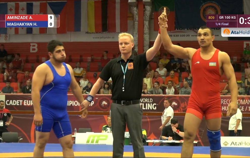 Avropa çempionatının sonuncu günündə Azərbaycan güləşçisi bürünc medal qazanıb VİDEO