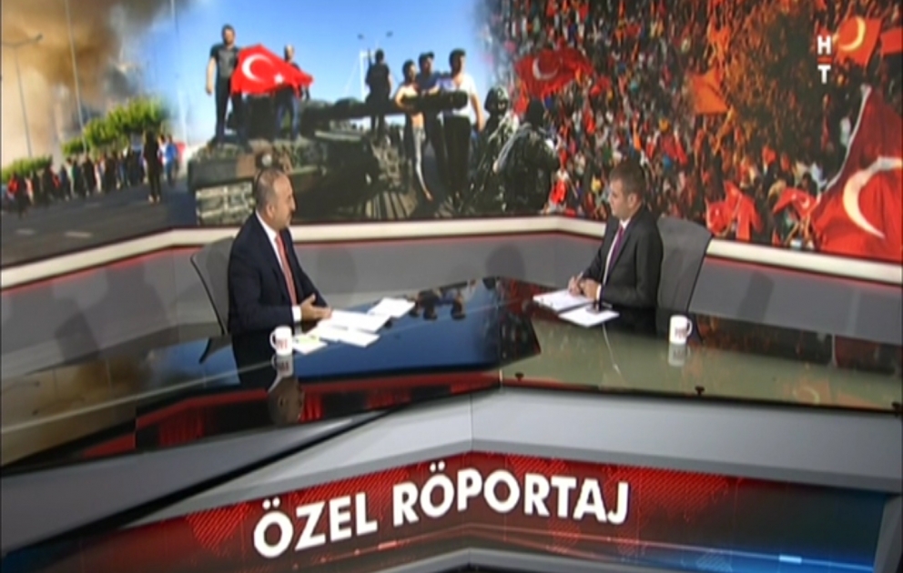 Mövlud Çavuşoğlu: Türkiyədə dövlət çevrilişinə cəhddən dərhal sonra Azərbaycan bizə güclü dəstək verdi VİDEO