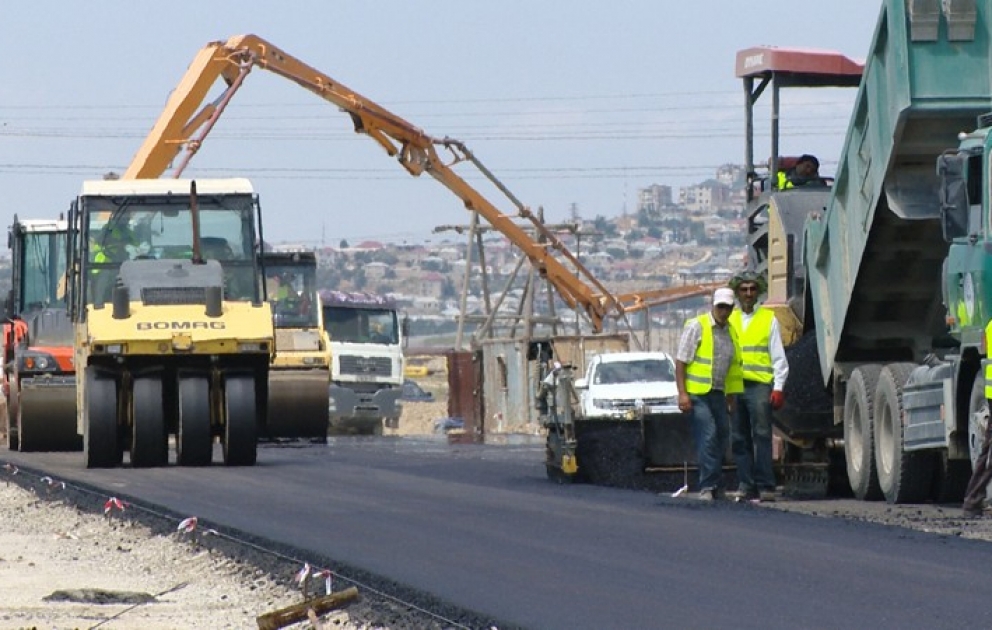 Zığ-Hövsan yolunun yenidən qurulması işləri davam etdirilir VİDEO